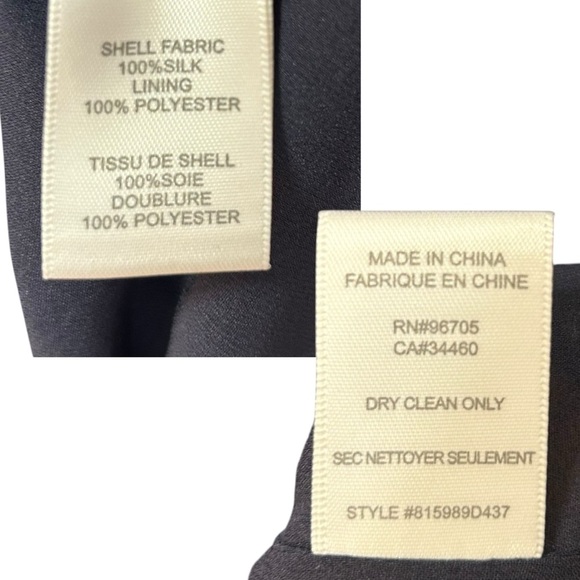 Rebecca Taylor - Block Print, Long Sleeve, Floral Mini Dress - Size 0, Blue - Picture 17 of 17